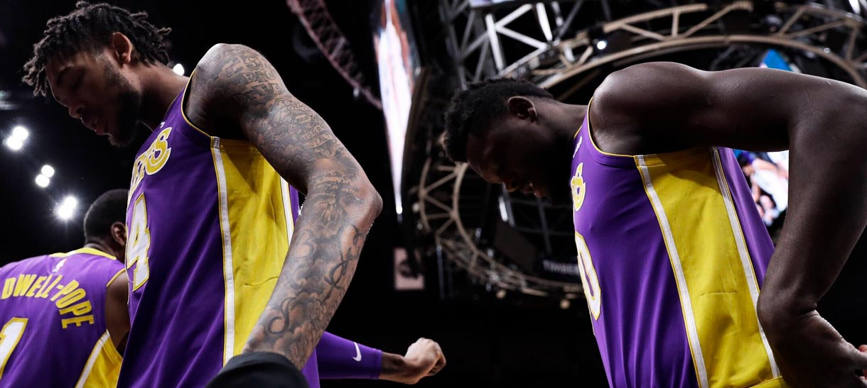 Lakers permite virada do Wolves e sofre terceira derrota seguida