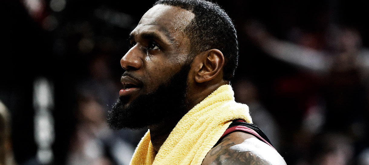 A primeira entrevista de LeBron James como um Laker