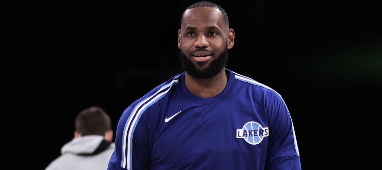 LeBron James é dúvida no confronto de hoje entre Lakers e Blazers