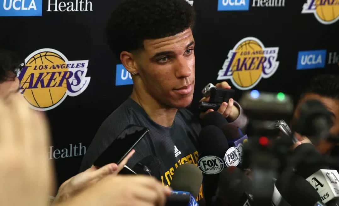 Confira como foi o treino de Lonzo Ball com o Lakers