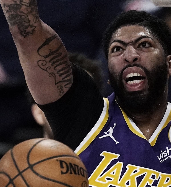 Com Anthony Davis de volta, Lakers vence sua sétima partida seguida